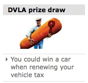 DVLA prize draw