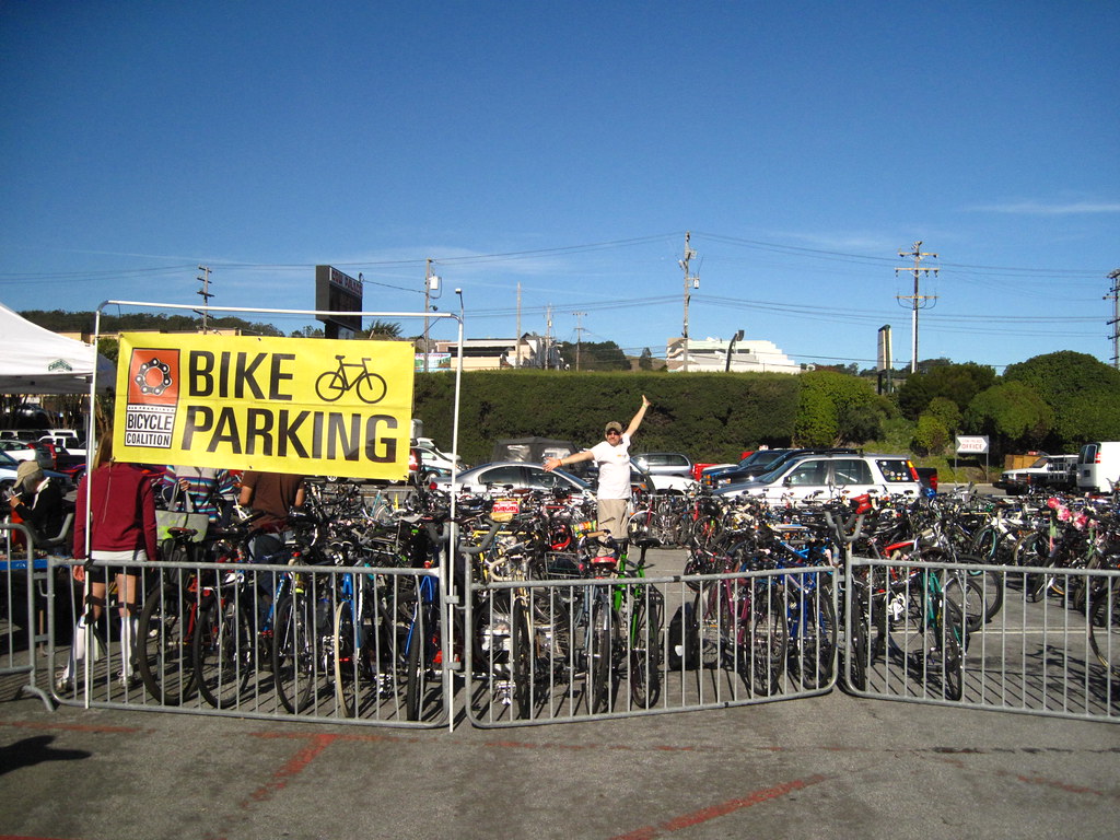 Marty rocking the SF bike valet