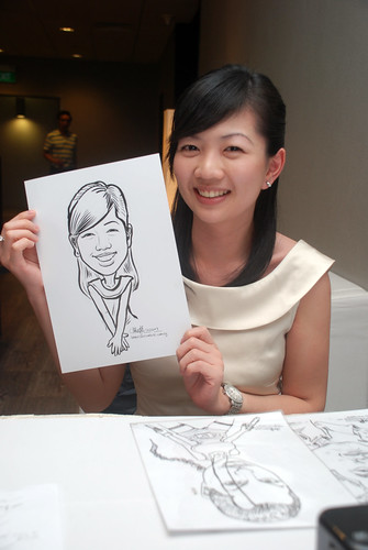Caricature live sketching for Lonza - 24