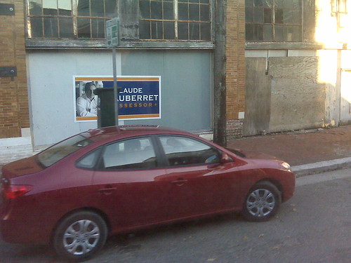 Assessor Sign on Abandoned Building