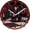Carl's Dragster Racing C&C Automotive Clock