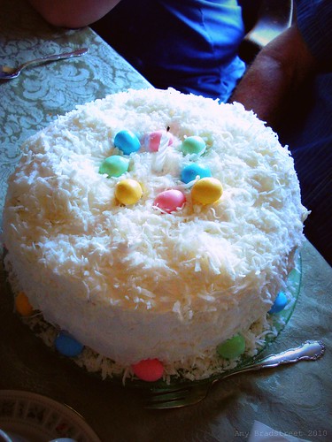 a spring birthday cake