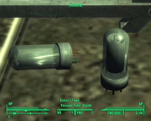 Vacuum tubes  in Fallout 3 game
