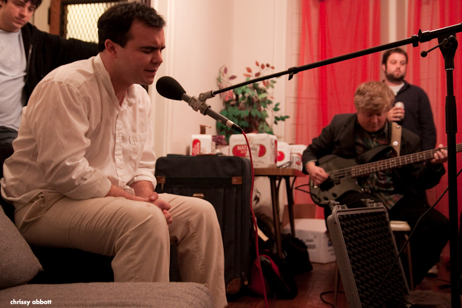 Podcasting with Future Islands