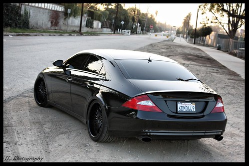 Infiniti G35 Blacked Out. Micheals lacked out Mercedes