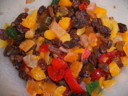 Fruit Mixture for My Fruit Cake