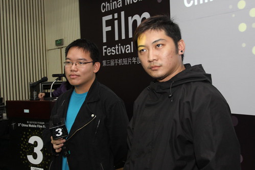 with Singapore filmmaker Derrick Lui during Q and A session