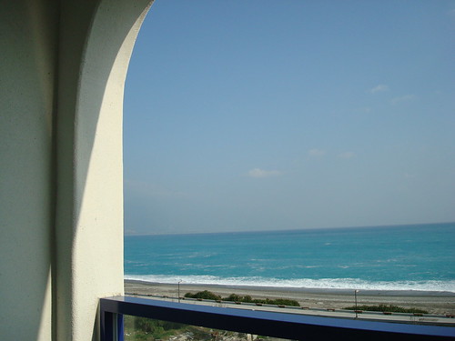 從陽台看海