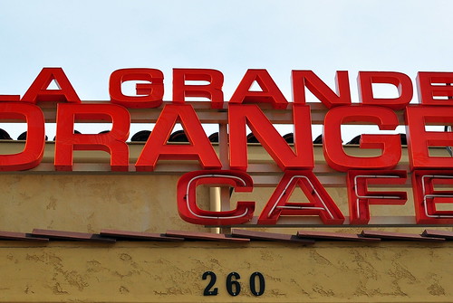 LE GRANDE ORANGE CAFE SIGNAGE