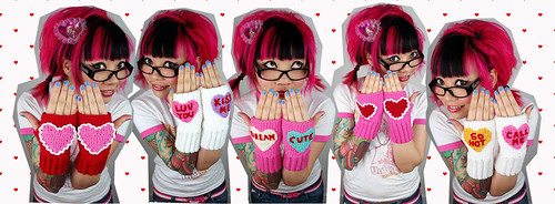 Vday Mitts Collage