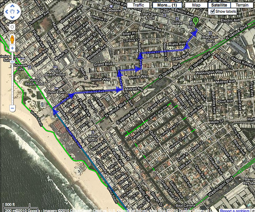 Google Map Bicycling
