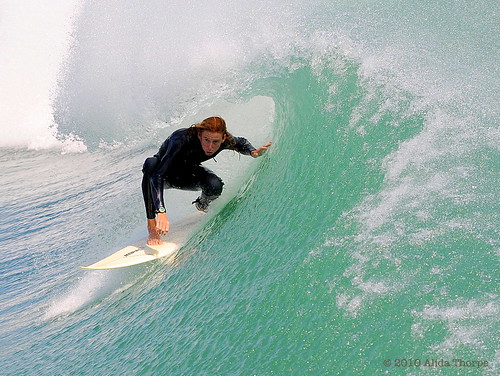 Juno Beach, Florida Surfer by Alida's Photos