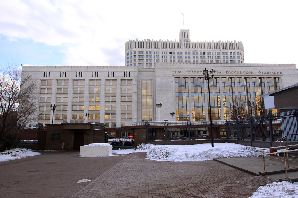 : Weisses Haus, Regierungssitz von Russland in Moskau-10