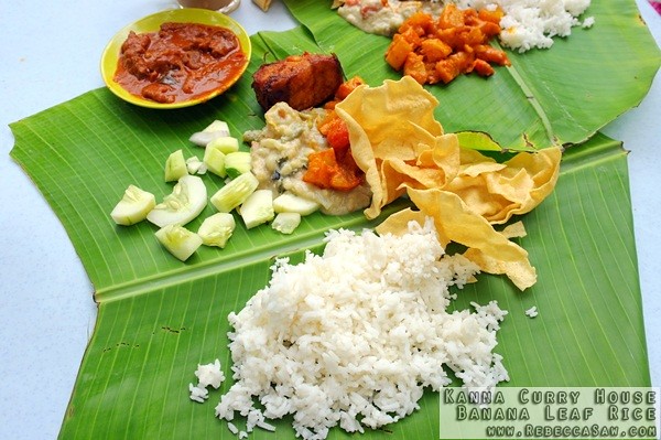 Kanna Curry House - Banana Leaf Rice-0