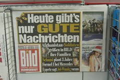 B*ld-Schlagzeile »Heute nur gute Nachrichten« (2009)