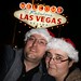 Christmas by the Welcome to Las Vegas sign