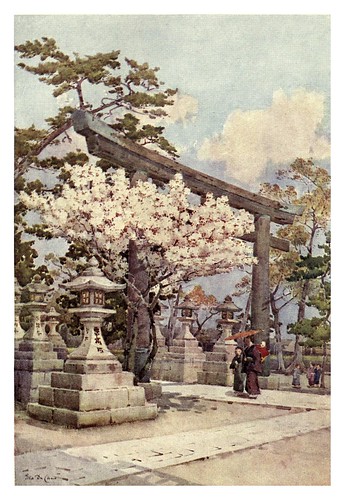 009-Cerezo blanco en Kitano-The flowers and gardens of Japan (1908)-  Ella Du Cane
