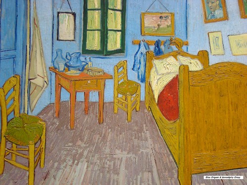 El dormitorio en Arlés de Van Gogh en Orsay, Elisa N Diseño de Viajes
