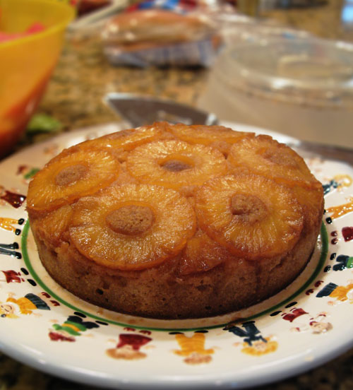 Pineapple Upside Down Cake for Labor Day