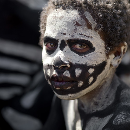 Mount Hagen skeleton tribe - Papua New guinea