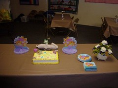 Cake Table for Baby Shower