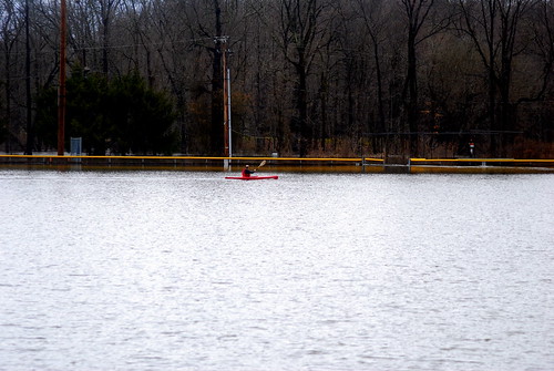 Kayaking on the Baseball Field