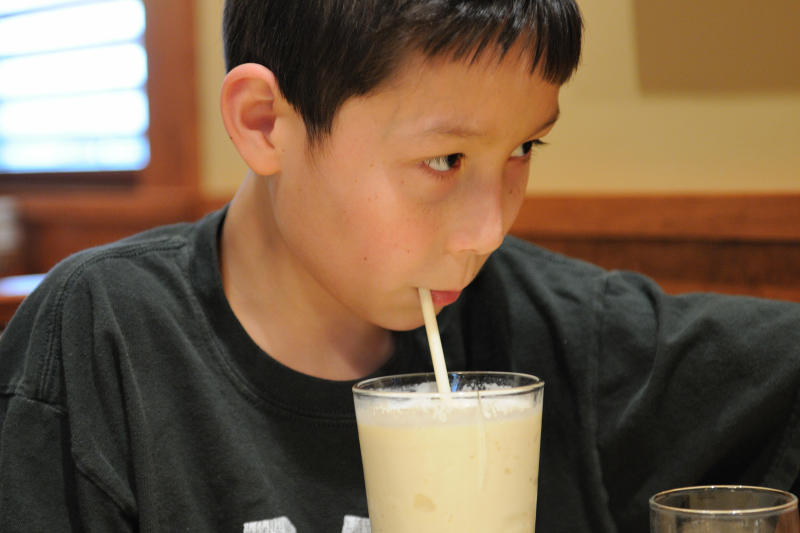 10.03.27 - Enjoying that Milkshake