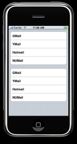 UITableView Section