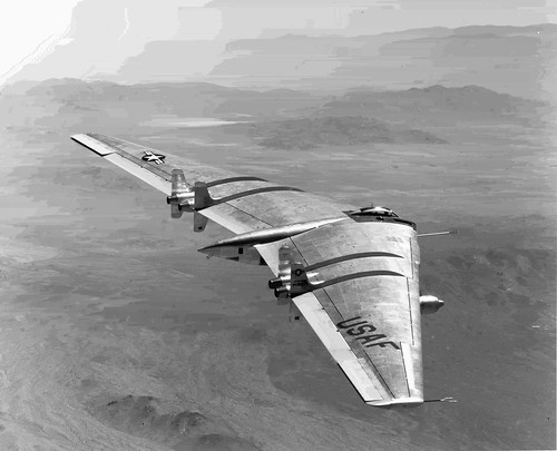 Warbird picture - 1947- Lockheed YB-49 flying wing