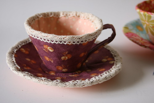 Fabric teacup