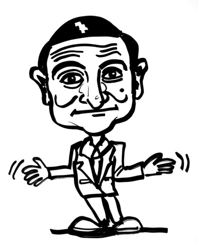 Mr Bean caricature demo - when everything goes wrong