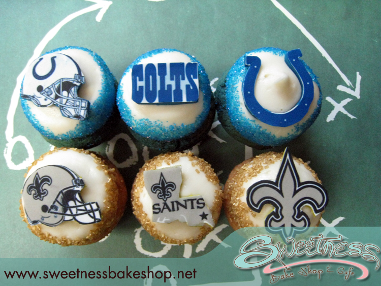 Super Bowl Cupcake Ideas