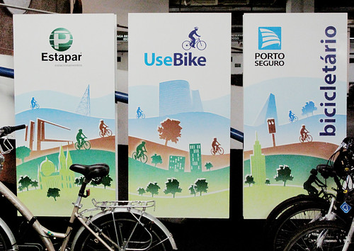 bicicletario - bike share program in SP