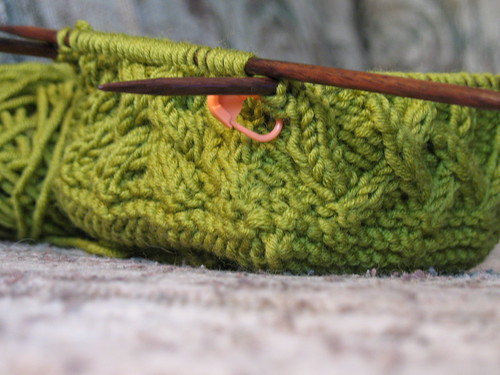 In progress: Cable that Green Bag