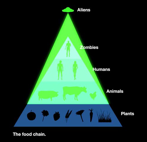 A revised infographic of the food chain has been circulating through the 