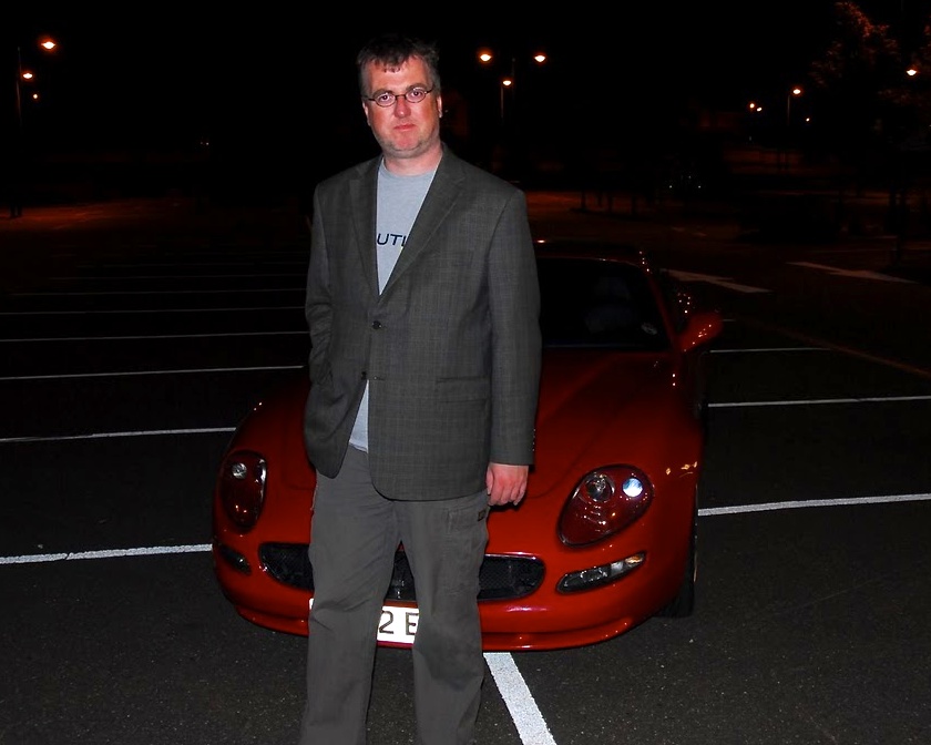 Hugh with Maserati - Version 2