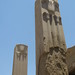 Temple of Karnak, heraldic pillars of Tuthmosis III by Prof. Mortel