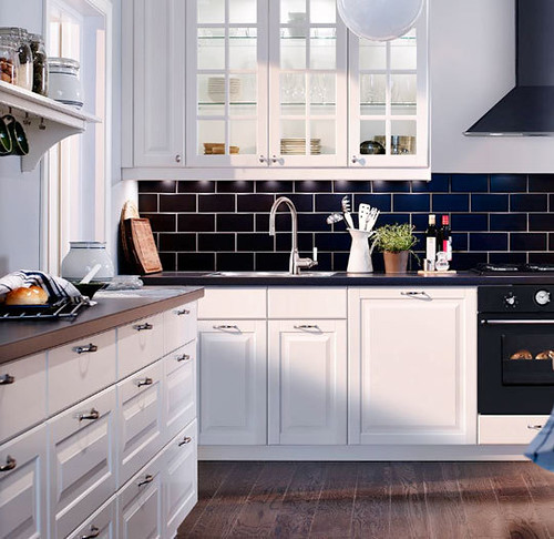 kitchen ideas with white cabinets. Check out this Ikea kitchen