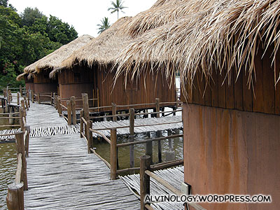 Another picture of the kelong houses and structure