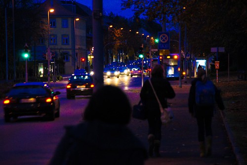 Die Straßen bei Nacht