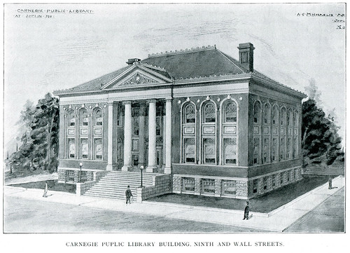 August Michaelis' winning design for Joplin's Carnegie Library