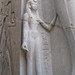 Temple of Luxor, figure of Nefertari at base of colossus of Ramesses II by Prof. Mortel