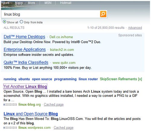 bing linux no official