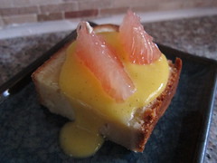 Lemon Pound Cake with Grapefruit-Vanilla Curd