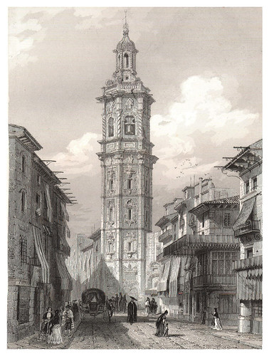 029-Torre de Santa Catalina en Valencia-Voyage pittoresque en Espagne et en Portugal 1852- Emile Bégin