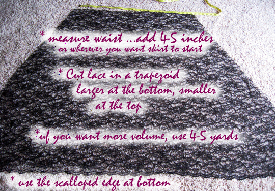 long sheer lace skirt -diy-1