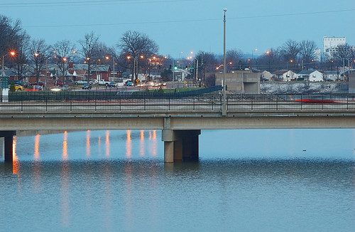 River des Peres Greenway, in Saint Louis, Missouri, USA - Morganford Bridge detail
