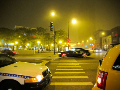 Foggy Chicago Night by Dalmatica