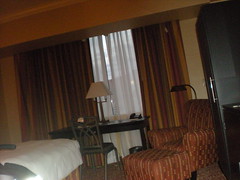 Our furniture-stuffed room at the Las Vegas Hilton