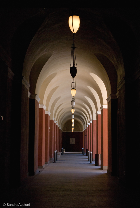 The Getty Villa - Corridor